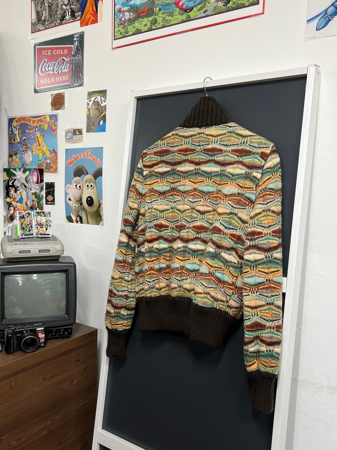 Missoni Vintage 미쏘니 빈티지 패턴 니트 집업 상품이미지6