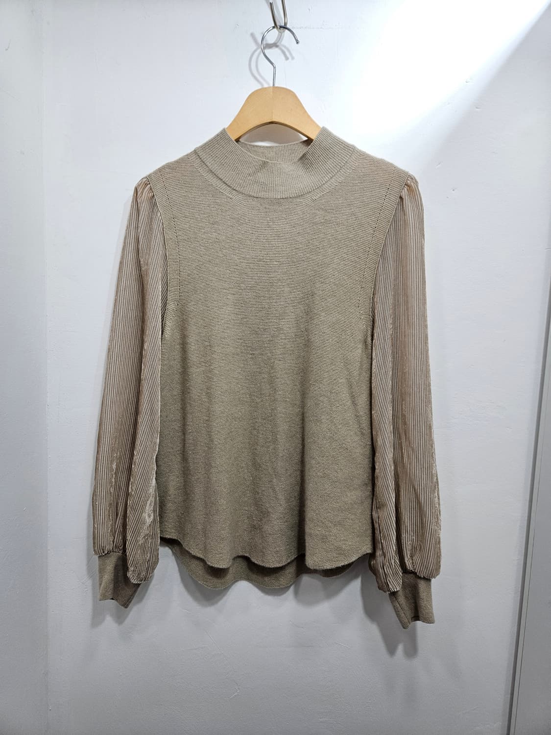 메르헨(Marchen) 시스루 캐시울 블라우스  상품이미지1