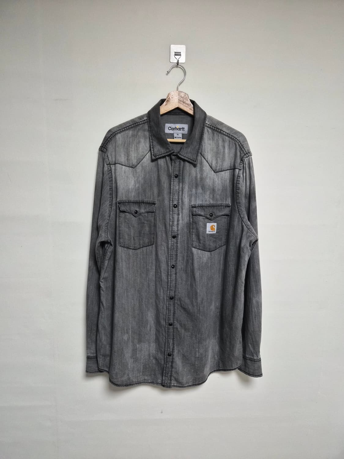 칼하트Carhartt 블랙 웨스턴 셔츠 XL - S251 상품이미지1