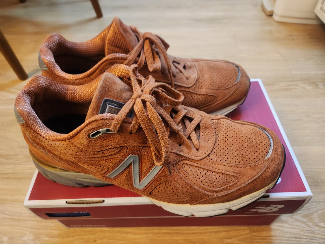 뉴발란스 990v4 주피터 오렌지 270 팝니다 상품이미지1