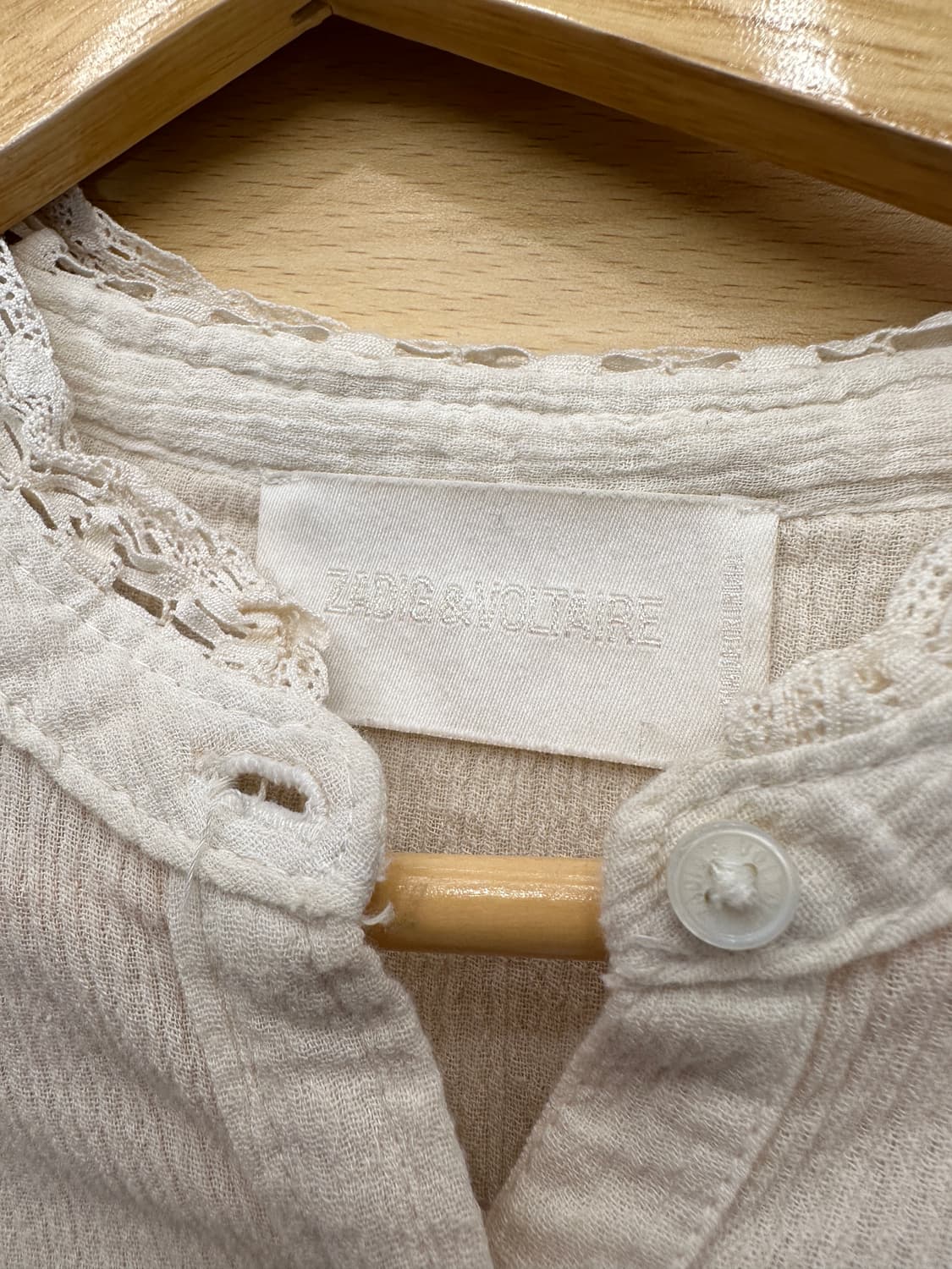 ZADIG&VOLTAIRE 톤 크링클 블라우스 S 상품이미지2