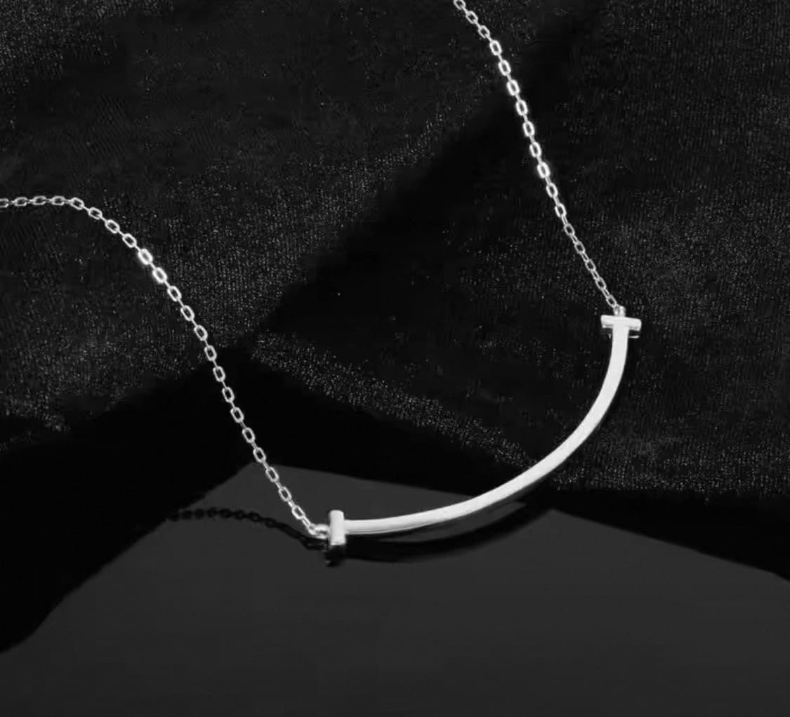 티파니앤코 스마일 팬던트 목걸이 실버 상품이미지2