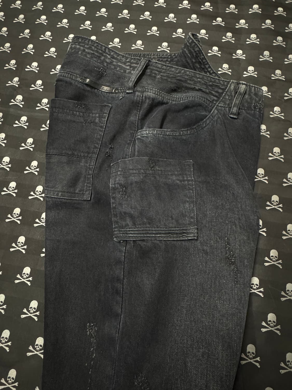 “14th addiction” shark damage pants 상품이미지5
