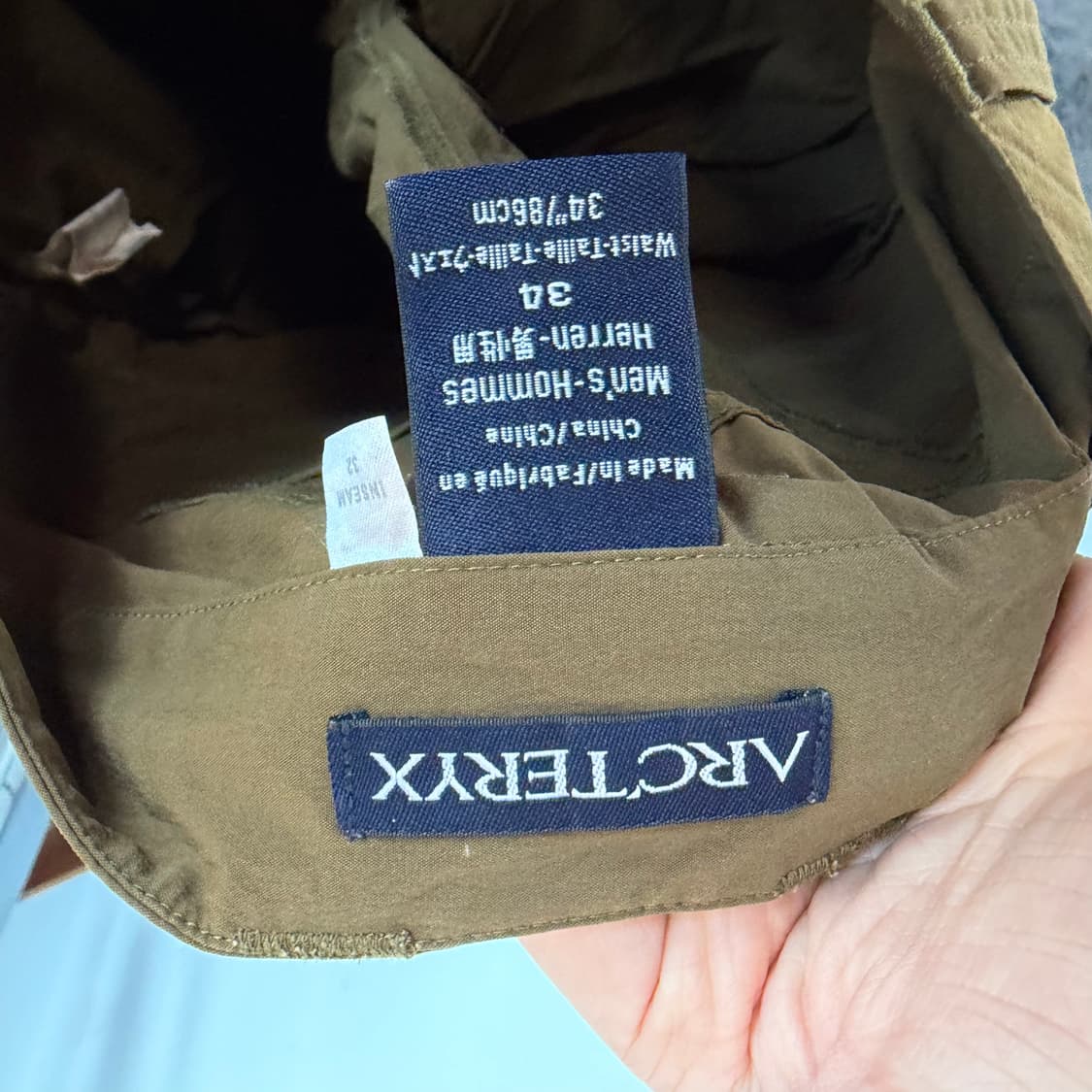 아크테릭스 브라운 바지 상품이미지5