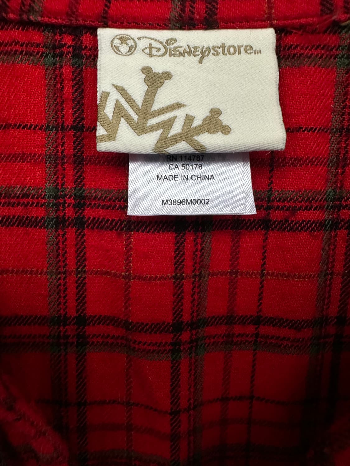 Winter Mickey Red Check pajama  상품이미지3