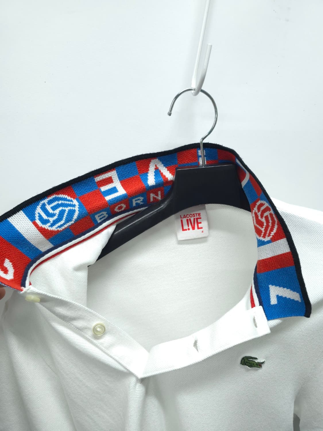 라코스테 라이브 남여공용 칼라 패턴 배색 반팔 피케 셔츠(4사이즈) 상품이미지10