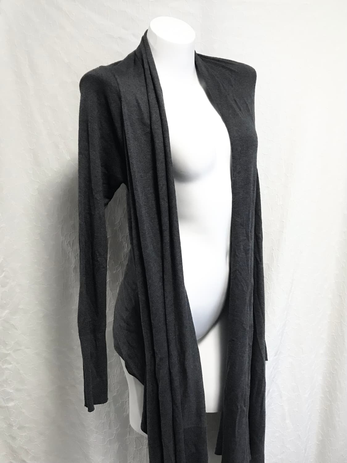 빈티지 DKNY 아카이브 언발 드레이프 롱 가디건 상품이미지2