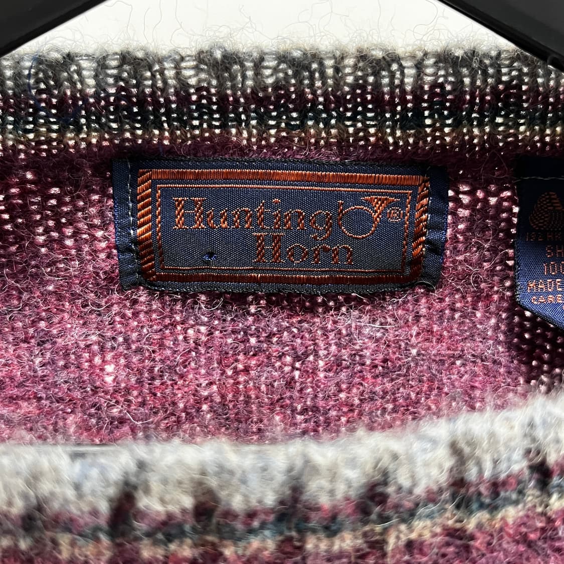 헌팅혼 울 100% 스웨터 상품이미지3