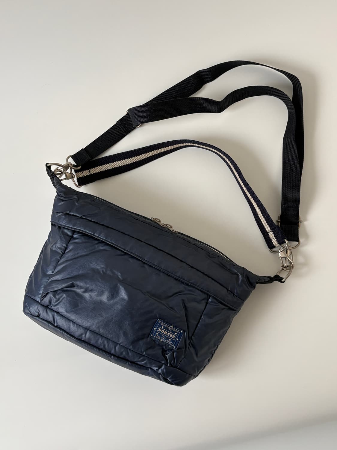 2way Nylon Shoulder Bag (Navy) 상품이미지4