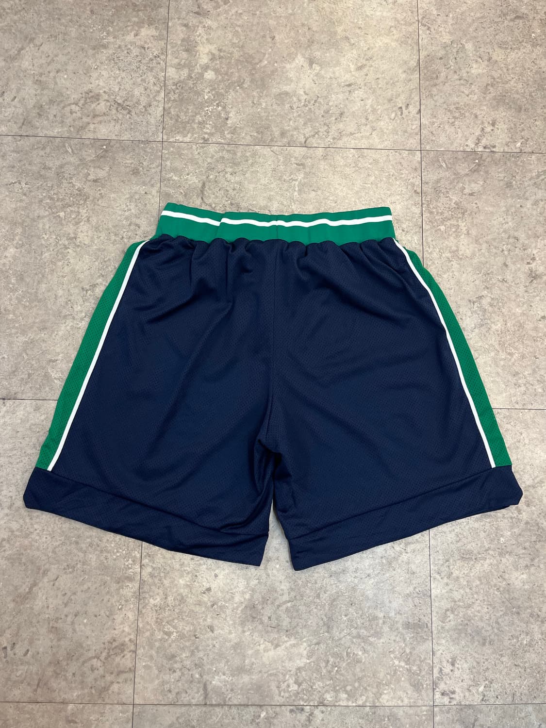 아이앱 스튜디오 밴딩 배색 하프 팬츠 네이비 XL #csz3386  상품이미지8