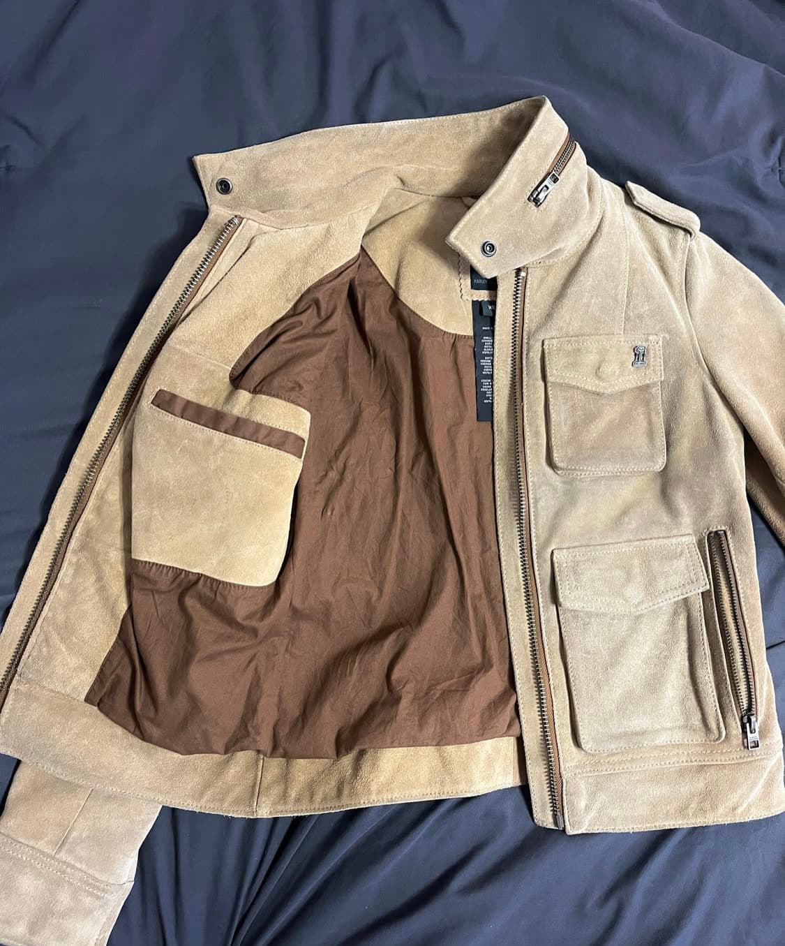 할리데이비슨 스웨이드 자켓 베이지 상품이미지3