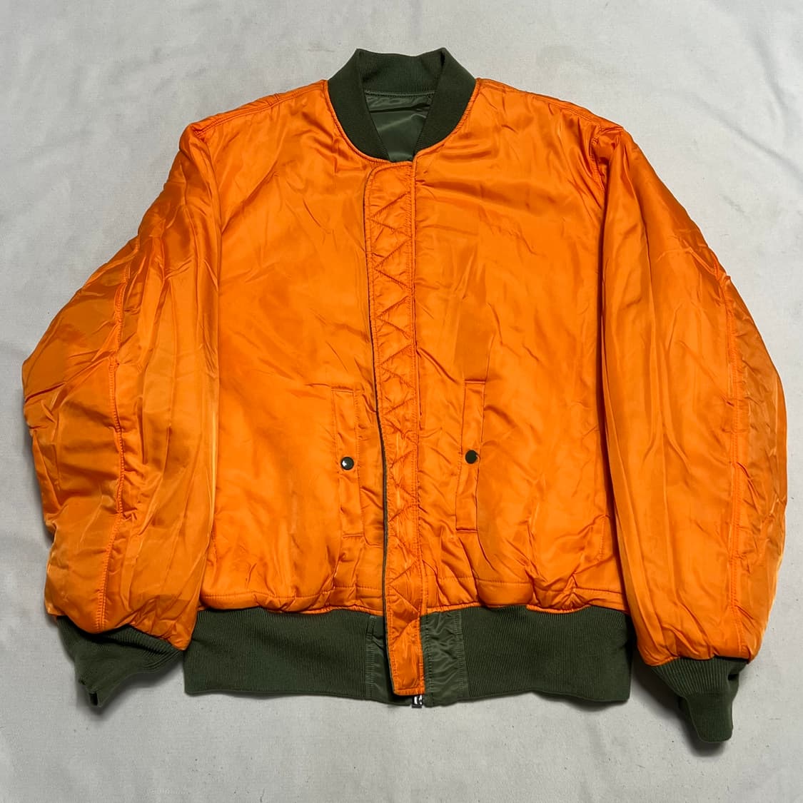 3XL 알파인더스트리 리버시블 ma-1 항공자켓 상품이미지4