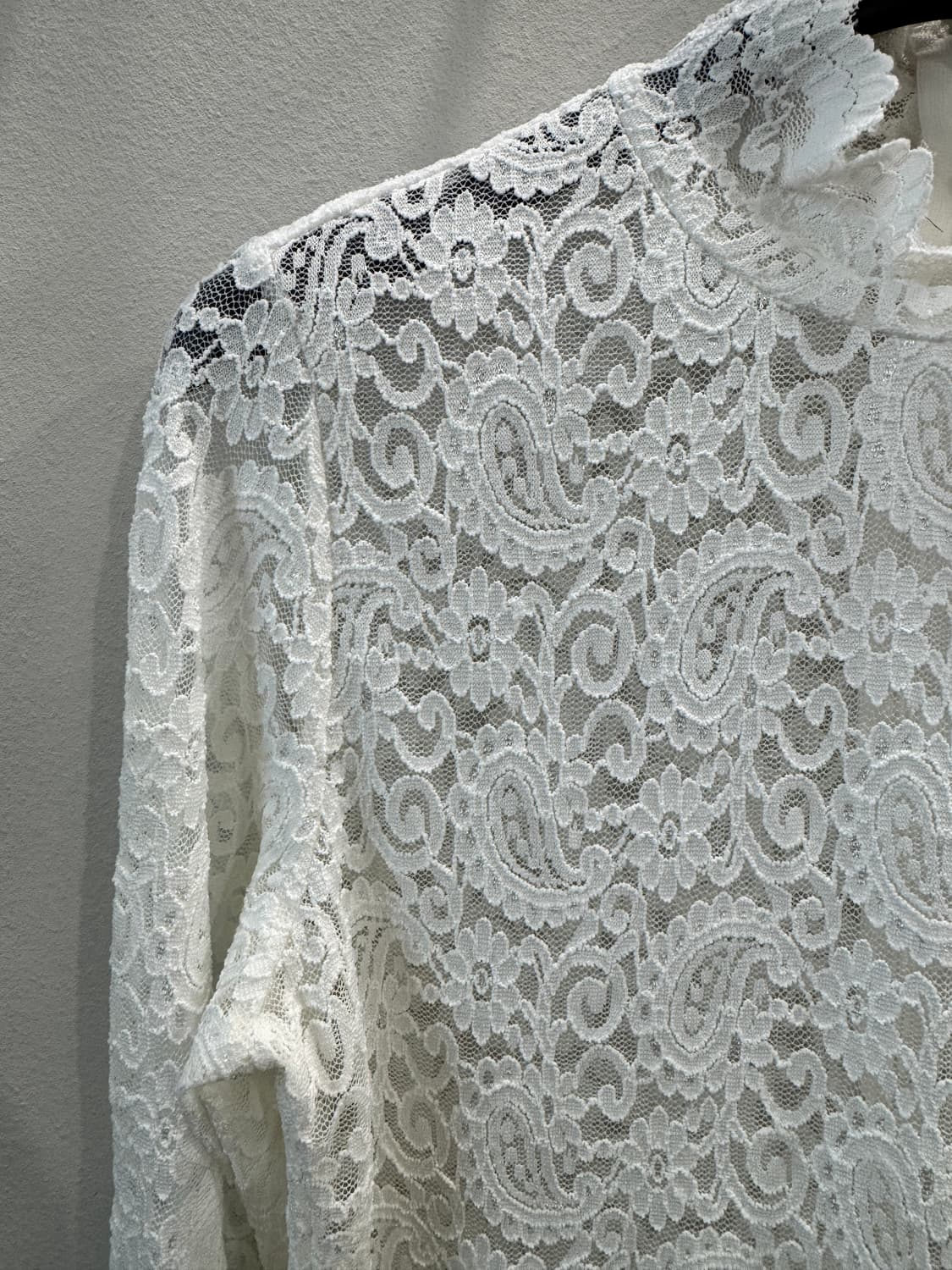 vintage 새상품 레이스 뒷지퍼BL 상품이미지2