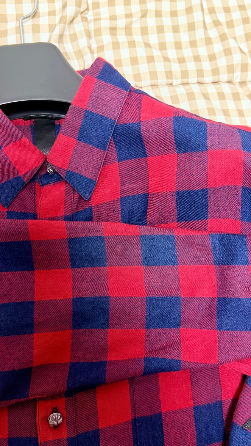 크롬하츠 패치4p 플란넬 셔츠 XL 상품이미지5