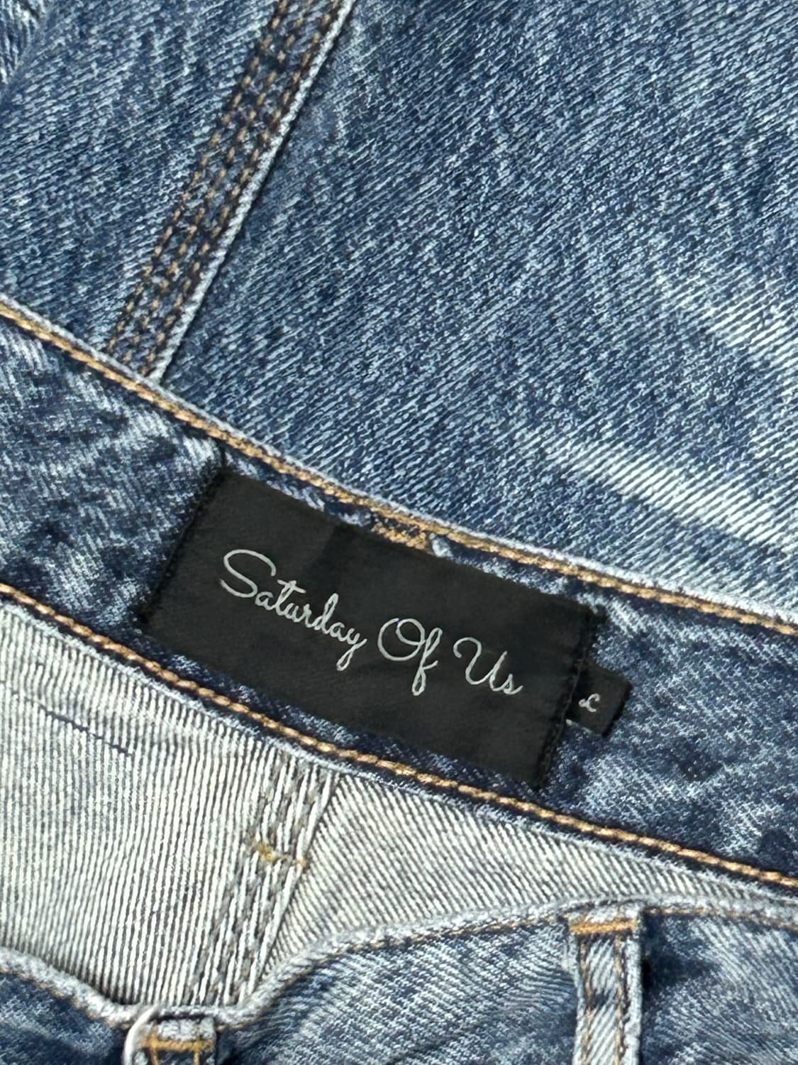 L) STU 엠보 와이드 데님 상품이미지4