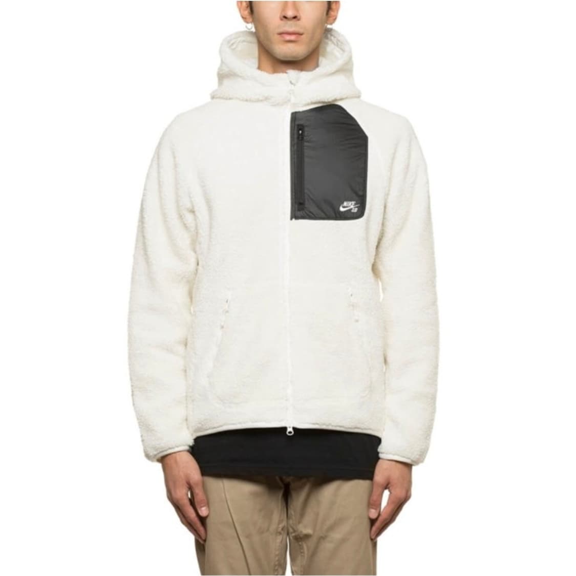[무료배송][S/165]나이키SB 남여공용 에버렛 쉐르파 양털 후드점퍼 상품이미지1