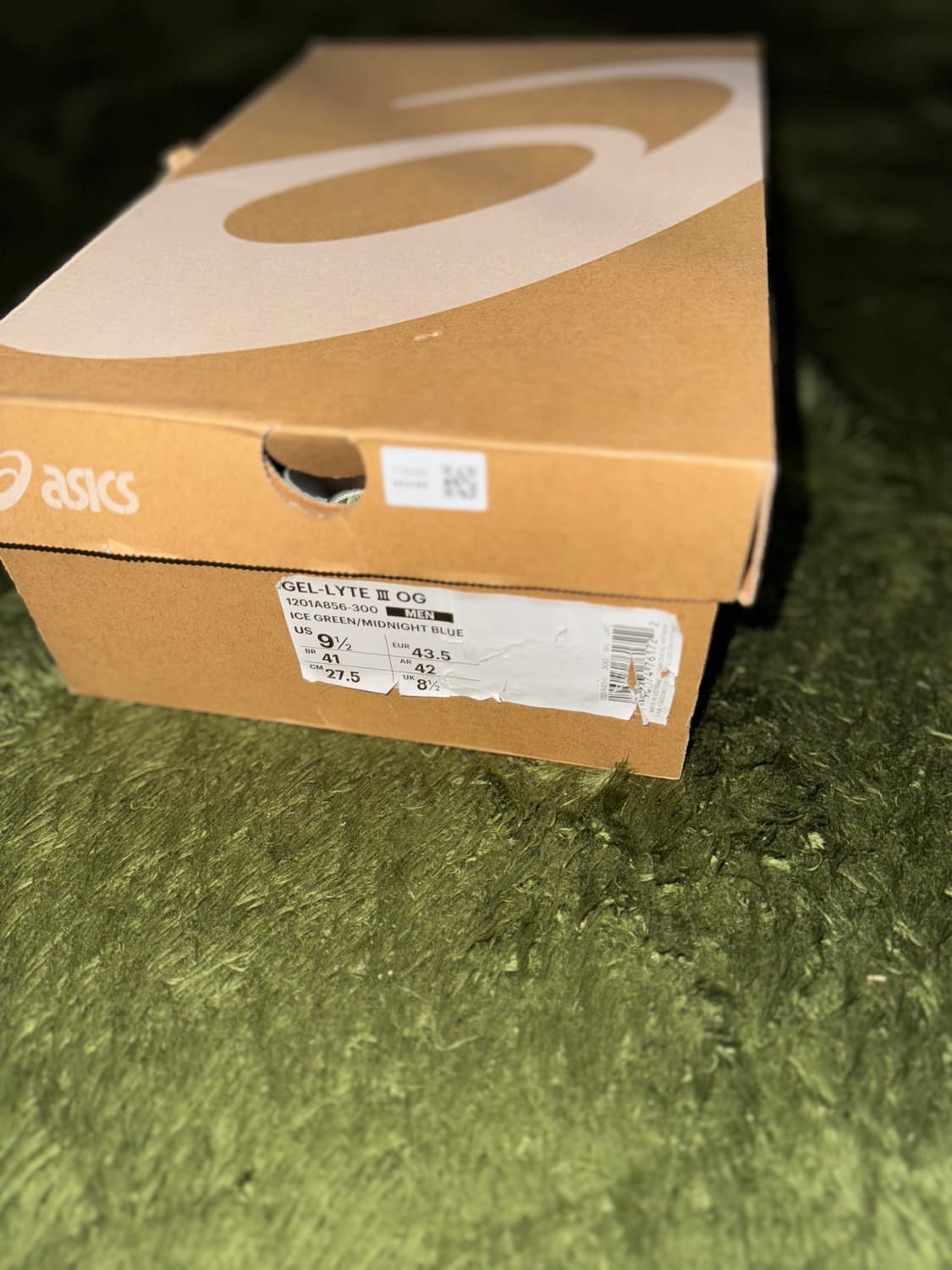 [275] 아식스 X 아트모스 젤라이트 3 아이스 그린 에이지드 맵 상품이미지8