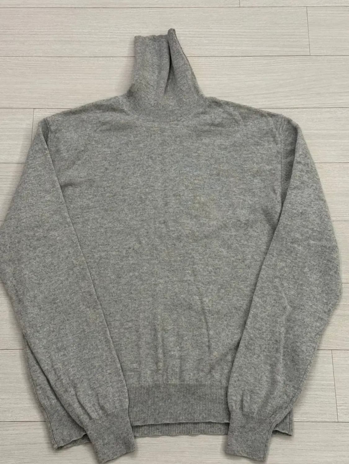 라르디니 Lardini 울 캐시미어 혼방 터틀넥 슬림 L 상품이미지1