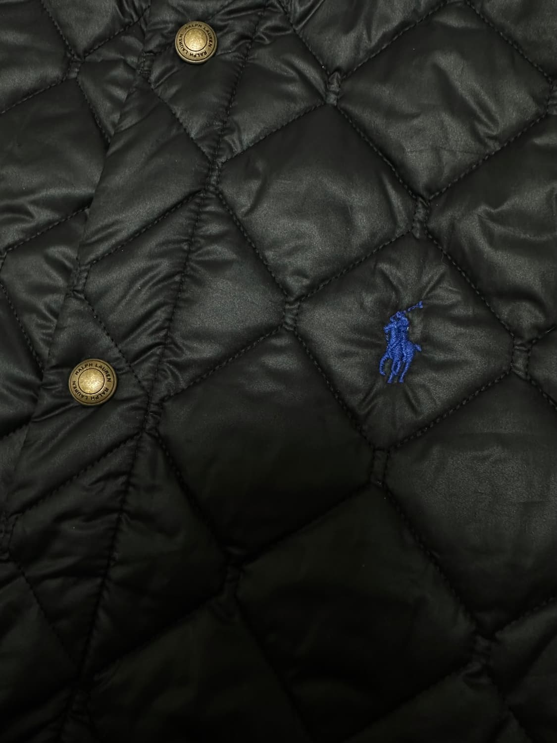 폴로 랄프로렌 블랙 퀼팅 봄버 자켓 상품이미지5