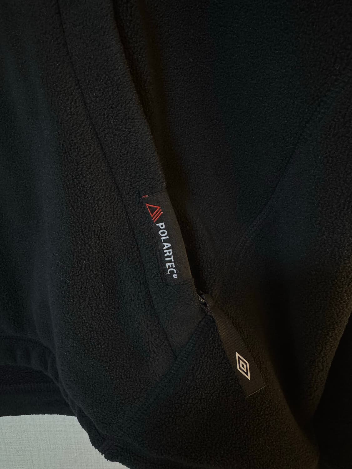 [S]엄브로 폴라텍 후리스 후드티 블랙 상품이미지3