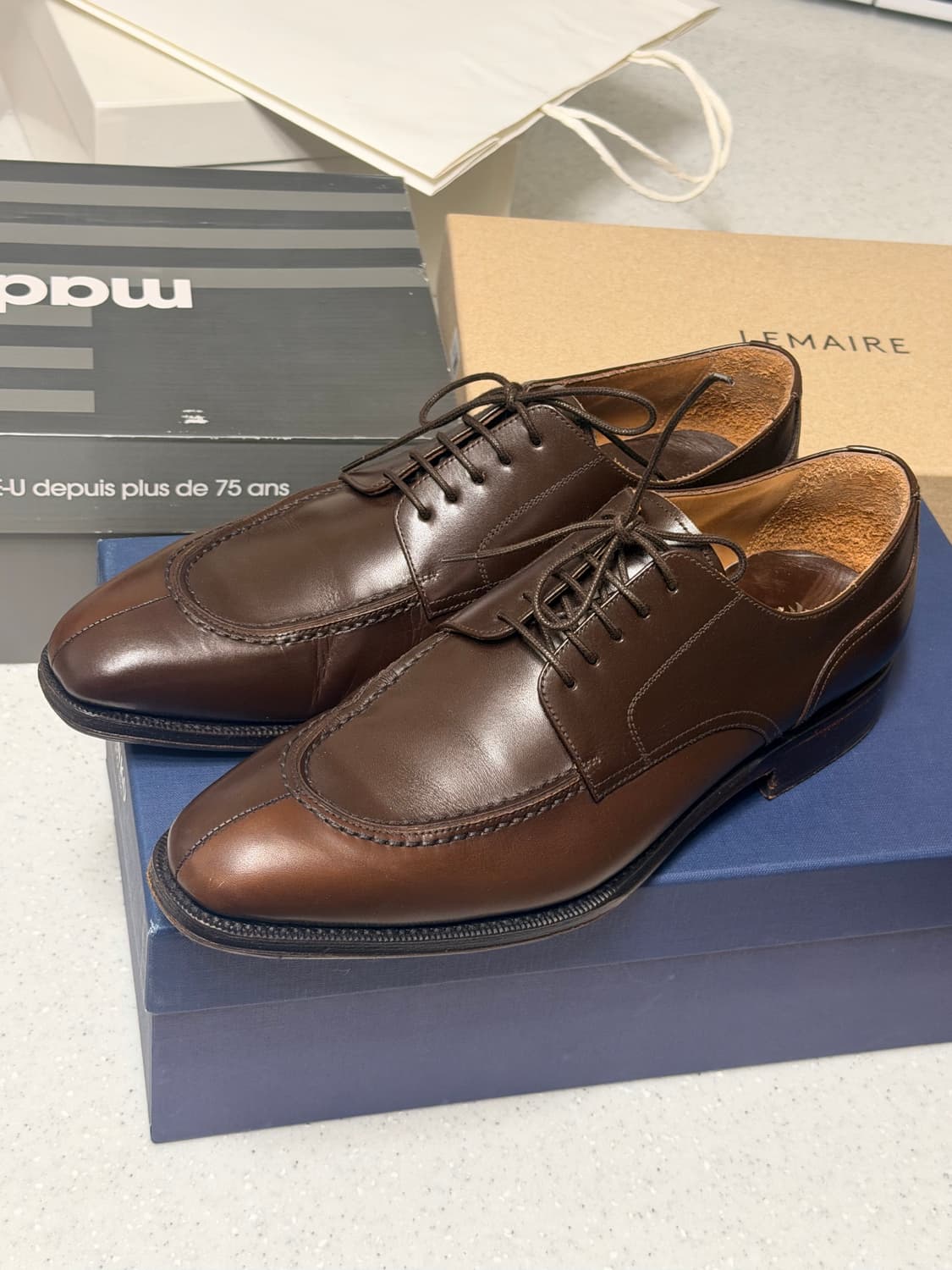 얀코 알프레드 다크브라운 7.5uk 급매 상품이미지1