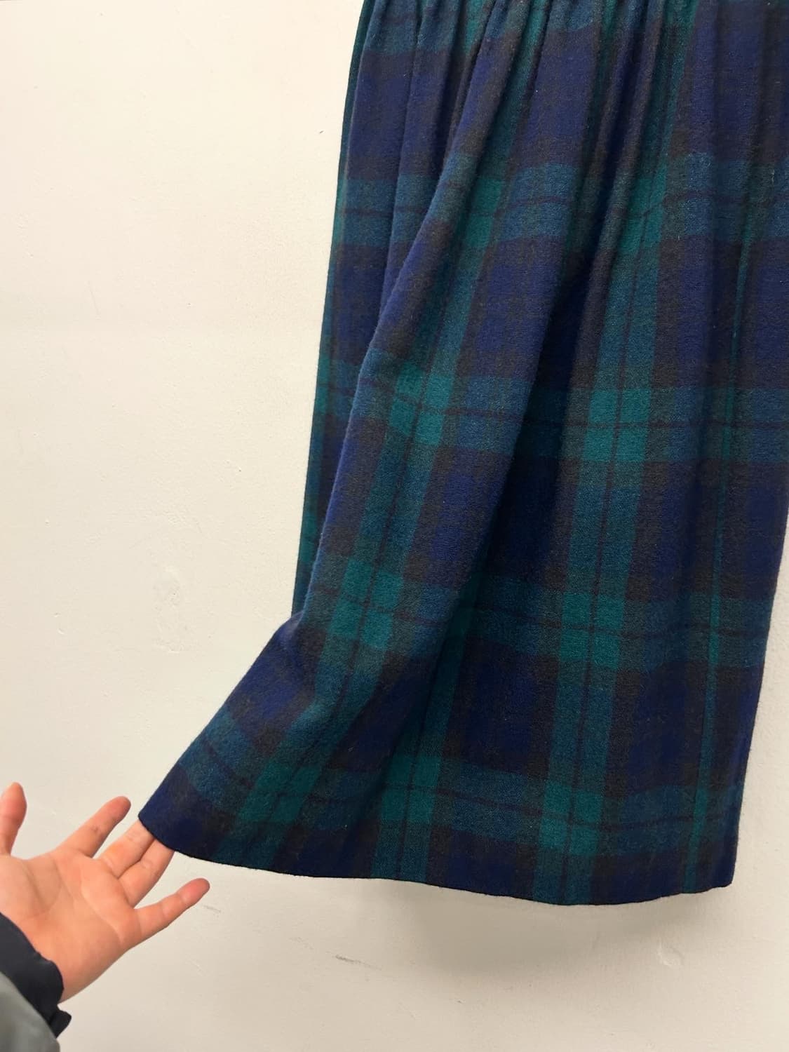 JPN 폴로 랄프로렌 빈티지 타탄체크 울 스커트 상품이미지3