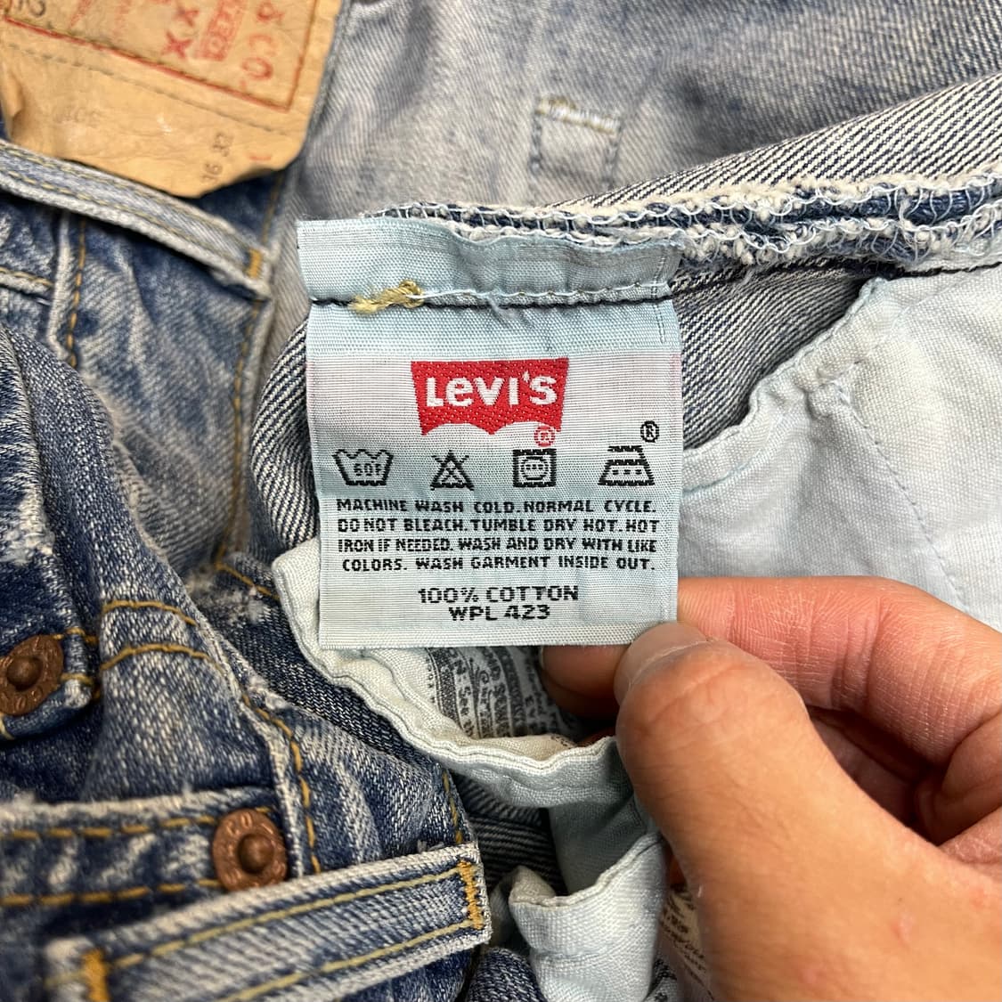 00s 리바이스 501 페인팅 데님 (36) 상품이미지9