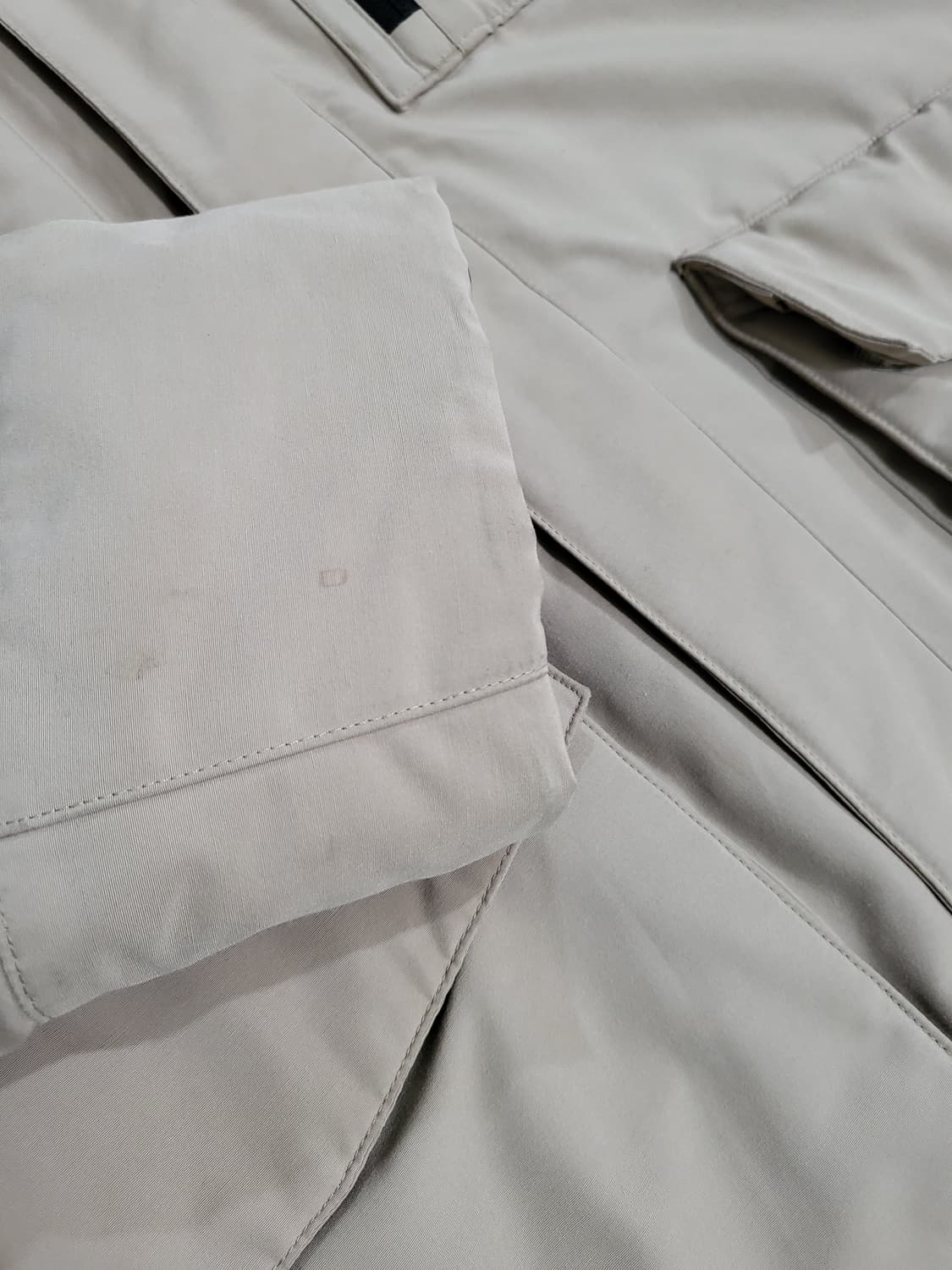 노스페이스 베이지 퍼 후드 점퍼 상품이미지9