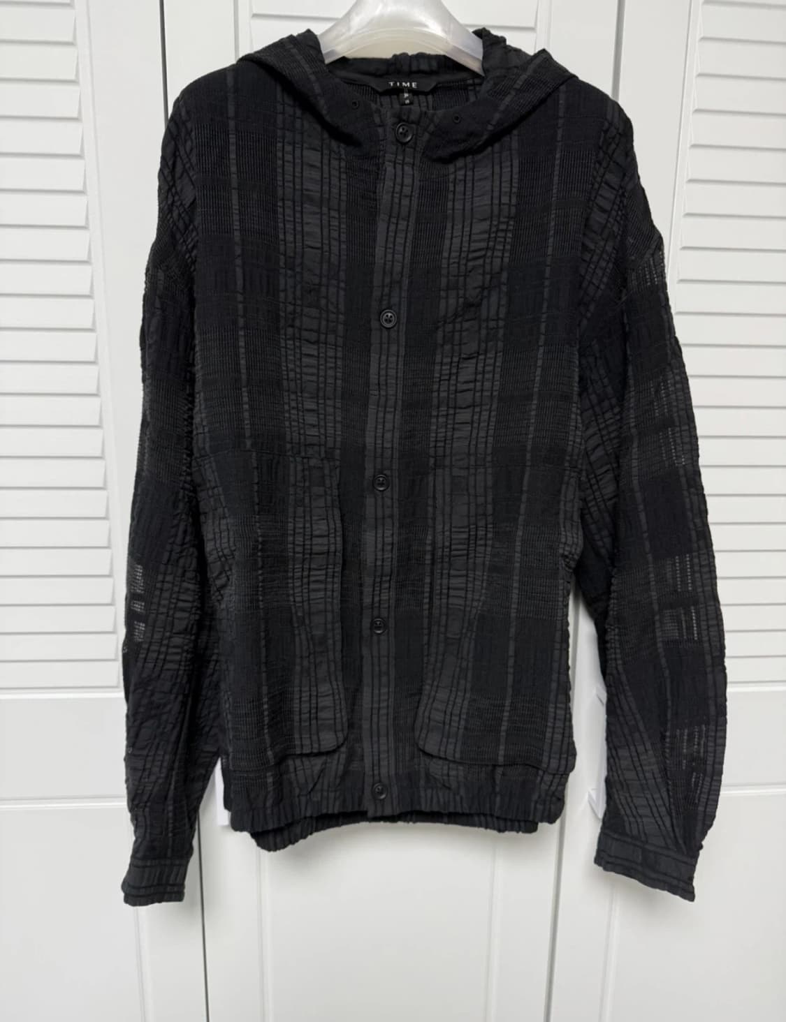 2025 타임옴므 린넨 블렌드 후드 점퍼 한섬 상품이미지5