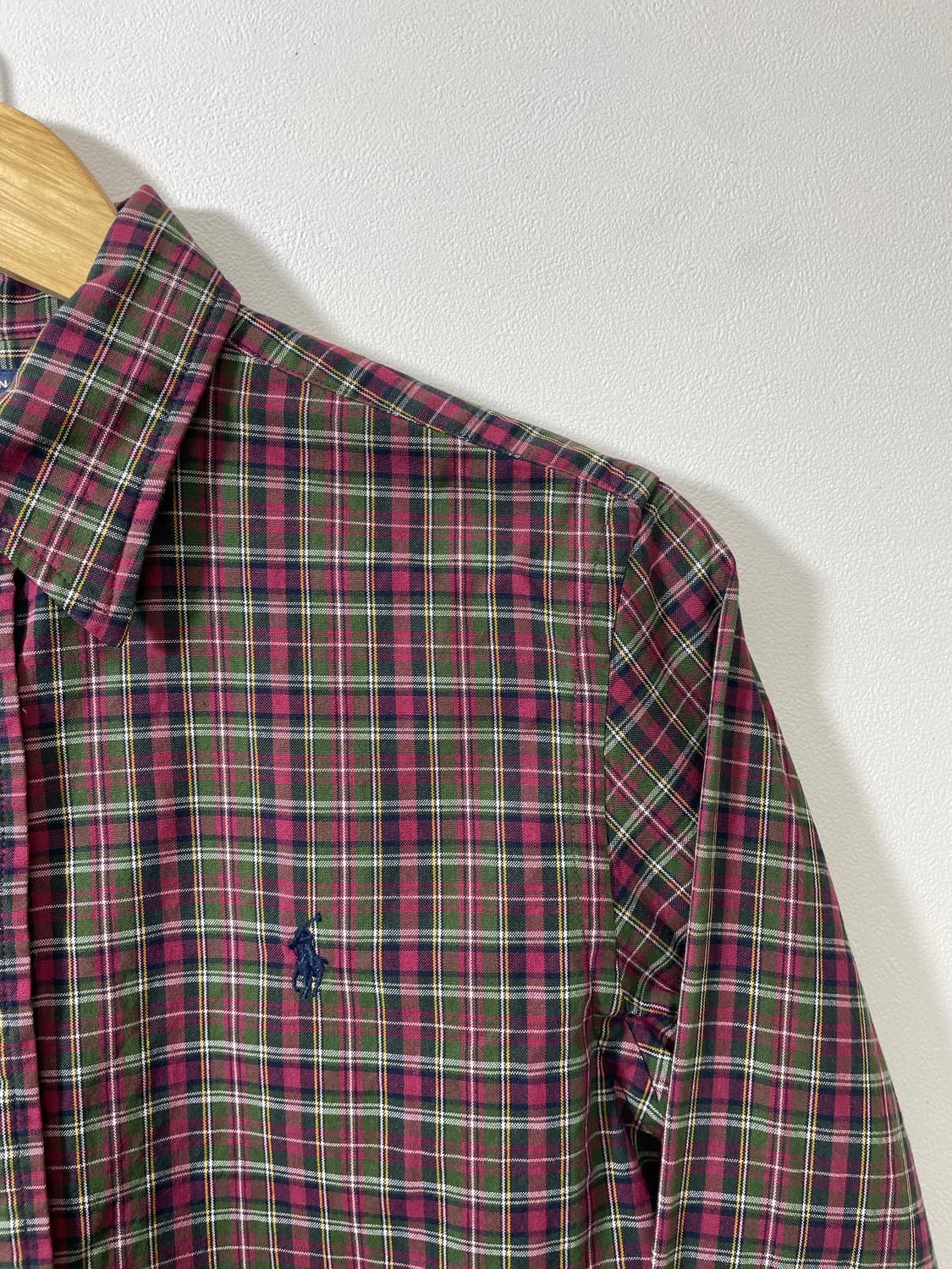 폴로Polo 코튼 체크 셔츠 95 - S12  상품이미지3