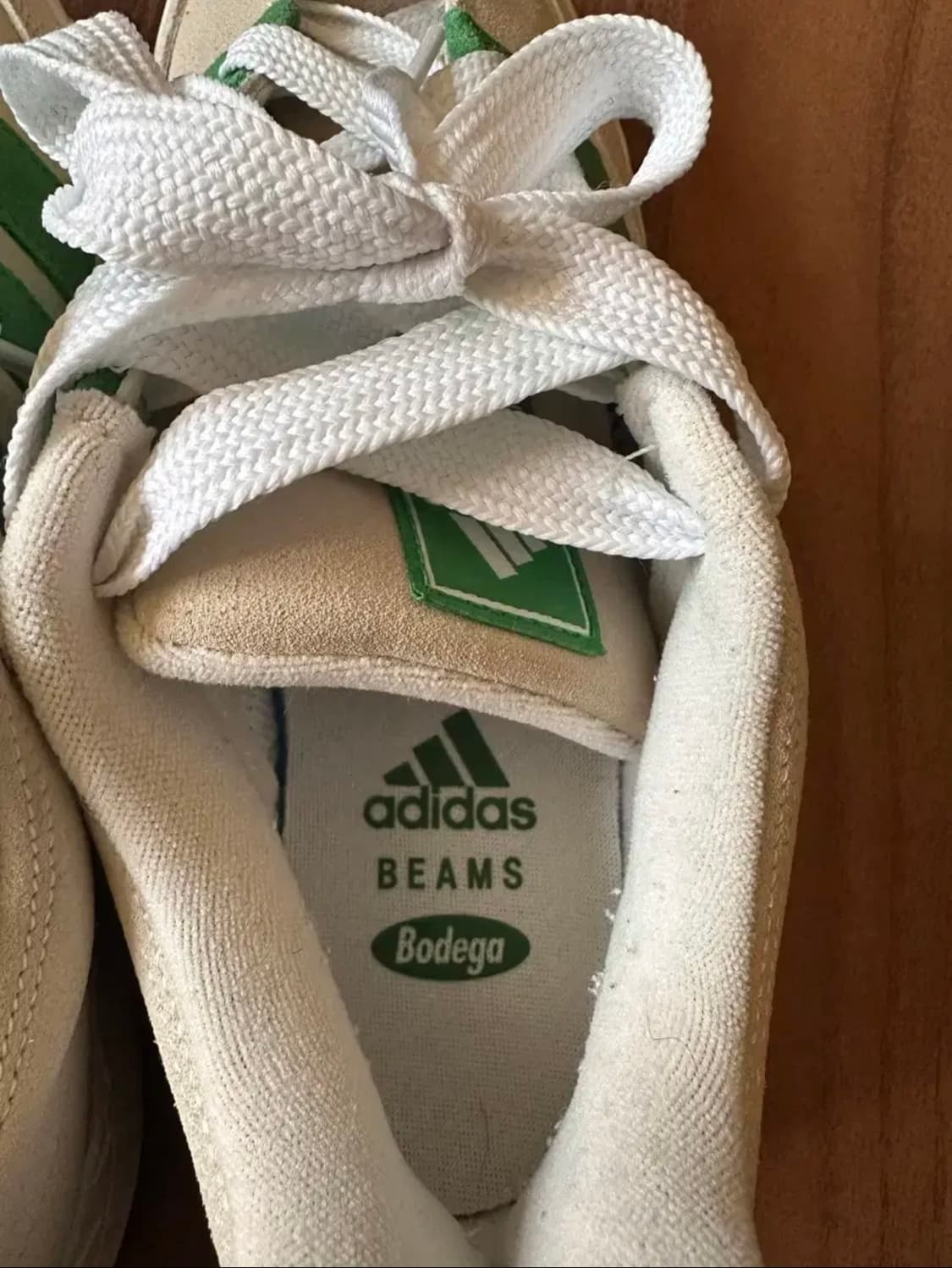 265) 아디매틱 - 아디다스 x 보데가 x 빔즈 : 오프화이트 그린 상품이미지2