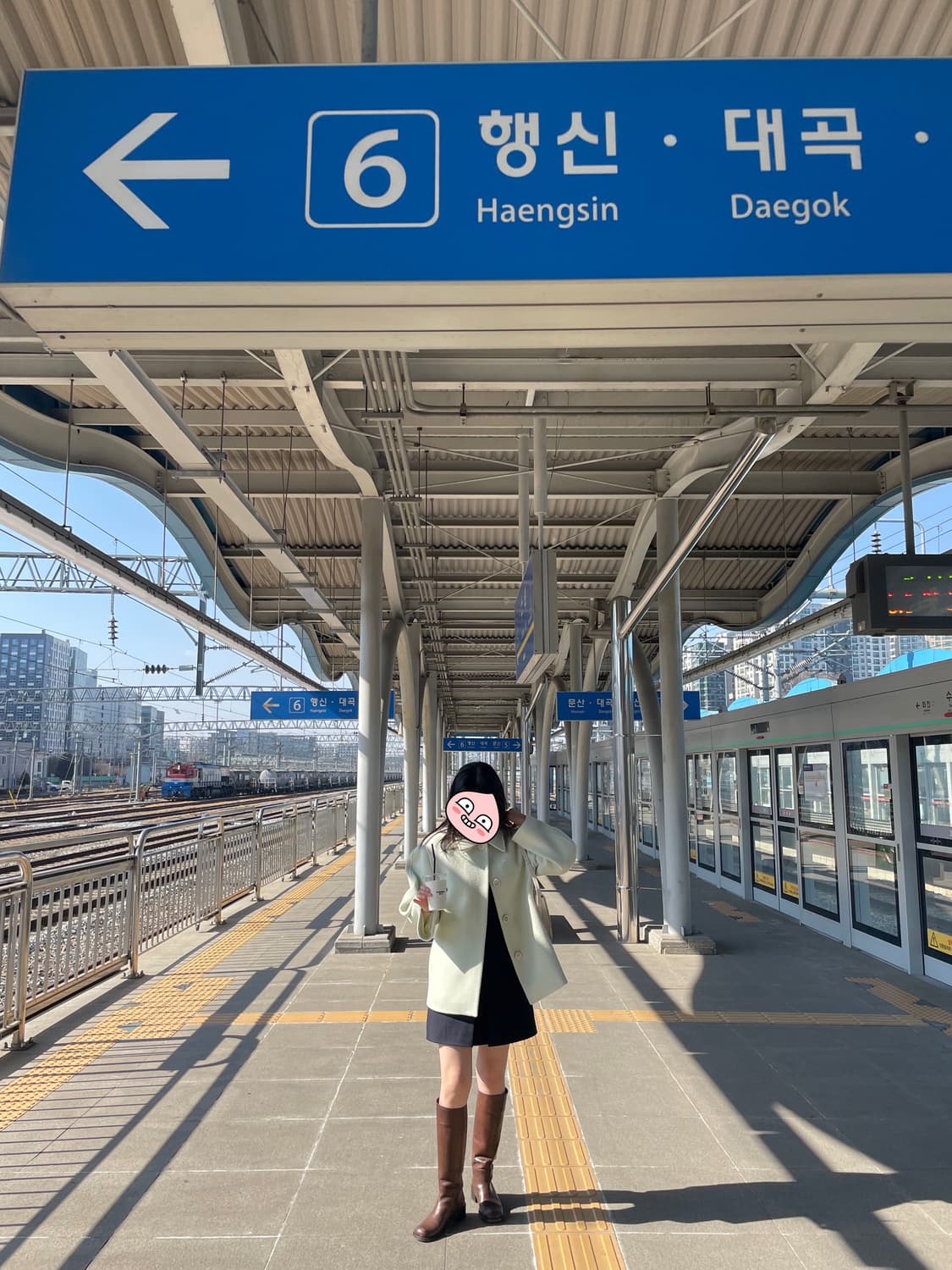 아모멘토 아워글라스 하프코트(아이보리❌) 상품이미지4