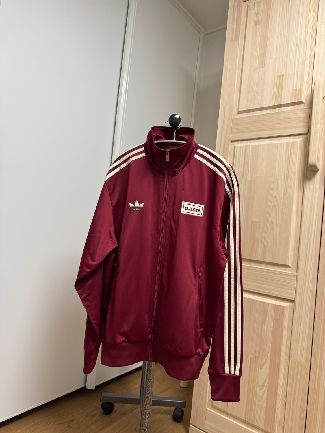아디다스 트랙탑 오아시스 버건디 M 상품이미지1