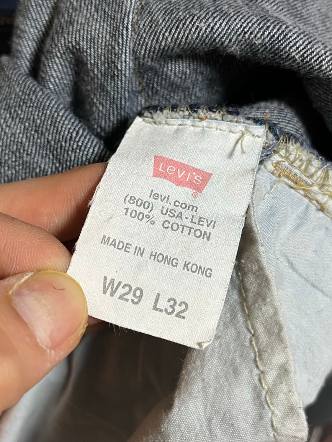 빈티지 리바이스 569 루즈 스트레이트 W29 L32 홍콩 상품이미지10
