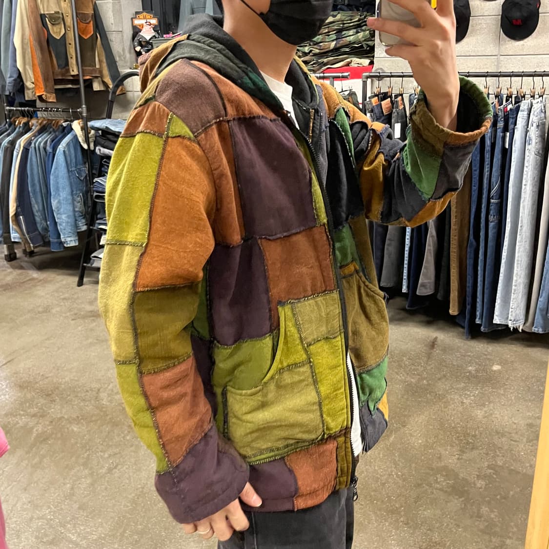 빈티지 패치워크 후드집업 (105) 상품이미지7