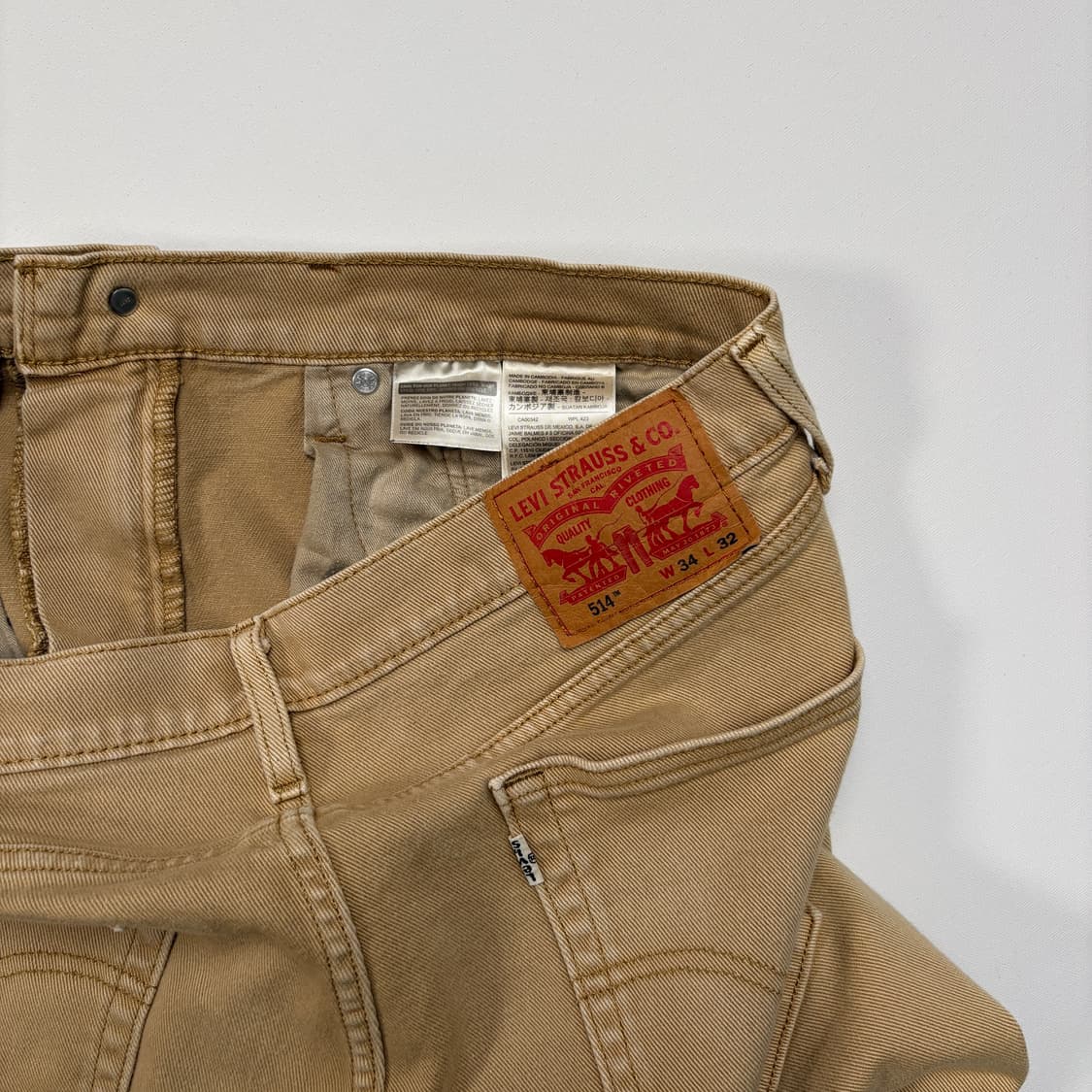 [31x32] 10s Levi’s 505 beige pants 상품이미지5