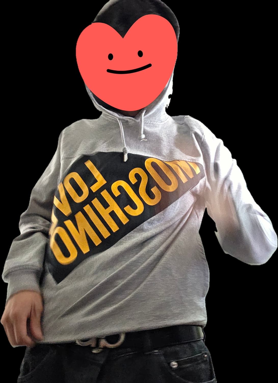 러브모스키노 그레이 후드 상품이미지2