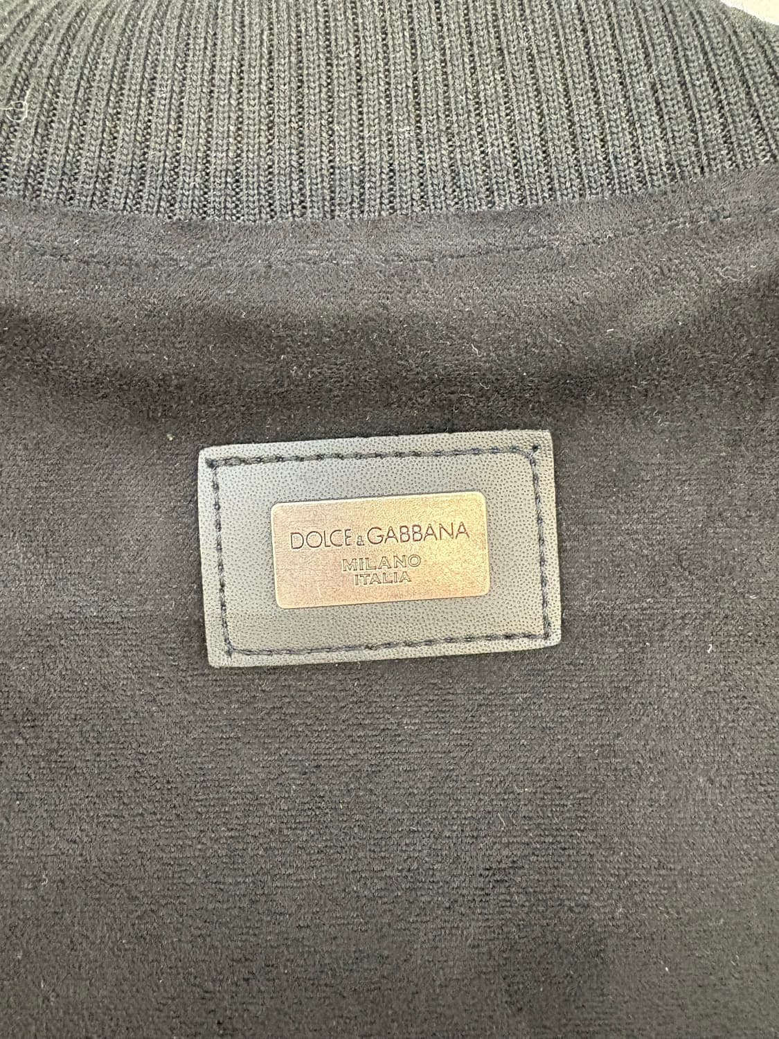 돌체앤가바나 스웨이드 블루종 자켓 상품이미지9