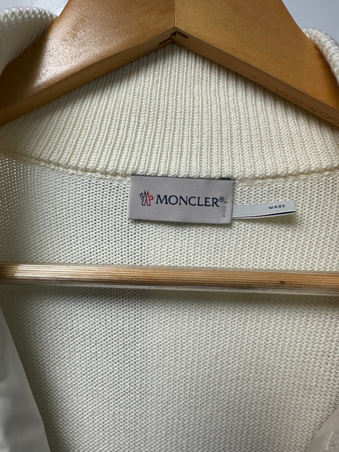 몽클레어 니트패딩 화이트 XXL 상품이미지3