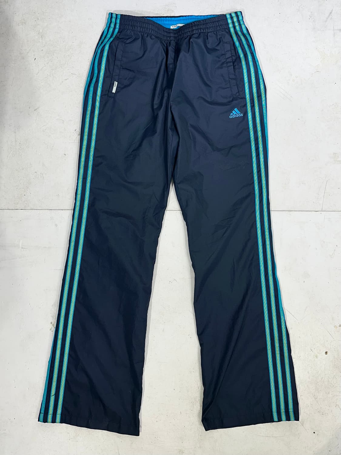 아디다스 네이비 와이드 삼선 추리닝 트레이닝 대대당 트랙 팬츠 L 상품이미지4