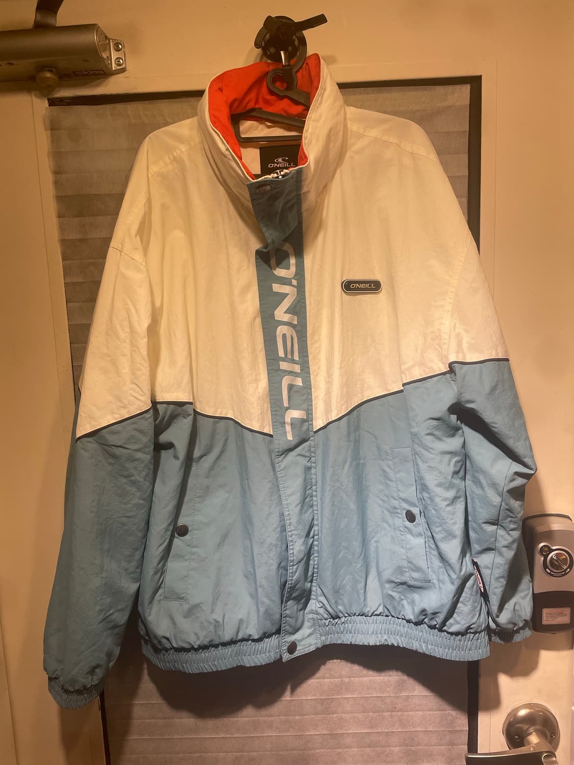 오닐 바람막이 자켓 화이트/블루 105정도 상품이미지1