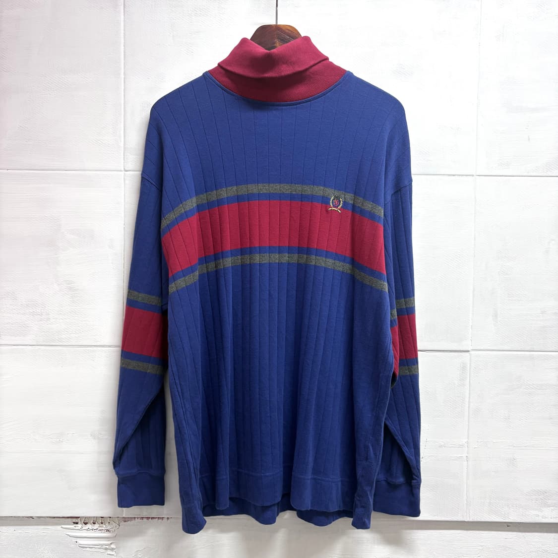 Tommy Hilfiger 타미힐피거 목폴라 긴팔 티셔츠 L 상품이미지1