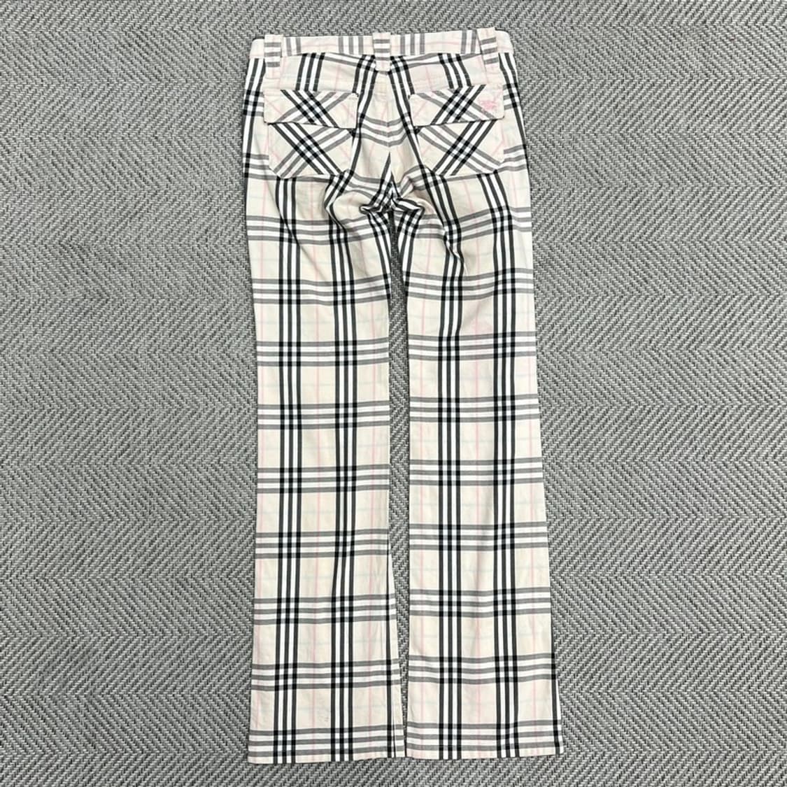 버버리 런던 블루라벨 체크 팬츠 v0944 상품이미지2