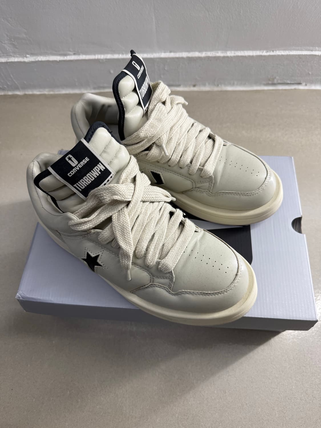 [290] 릭오웬스 다크쉐도우 x 컨버스 터보웨폰 로우 펠리컨 상품이미지1