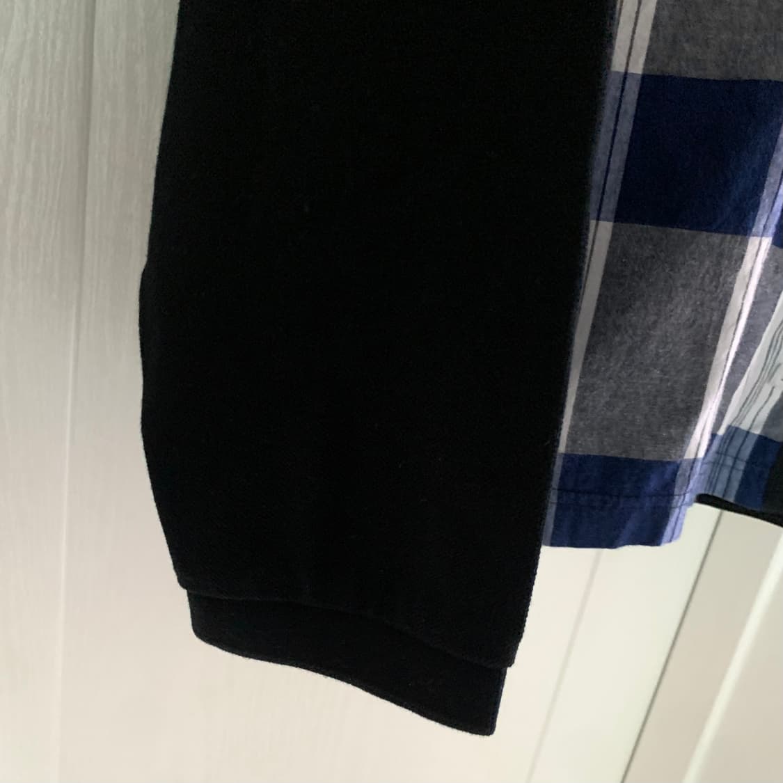 Hai sporting gear issey miyake 체크 폴로 롱셔츠 상품이미지4