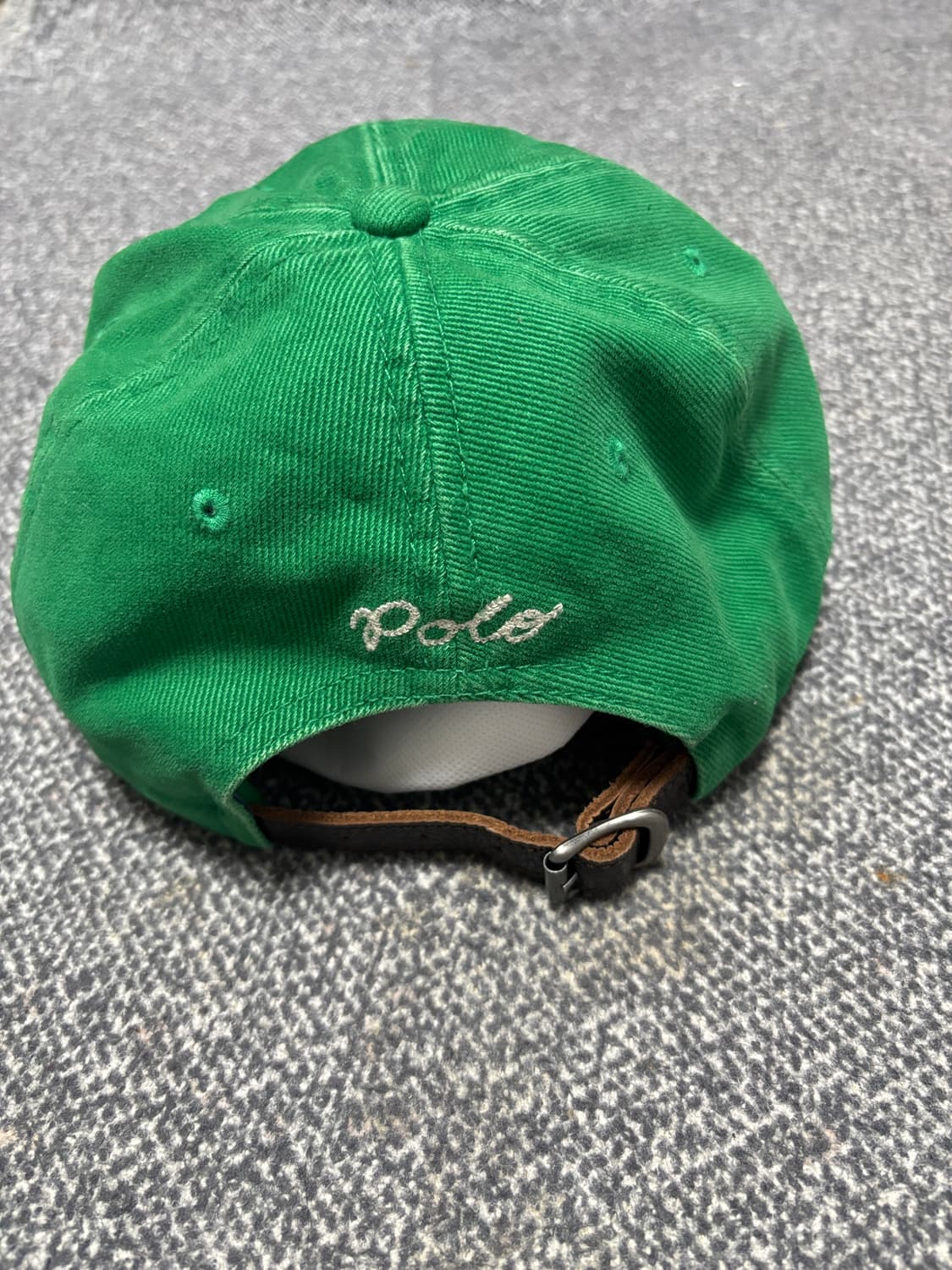 폴로 아플리케 트윌 볼캡 그린 상품이미지3