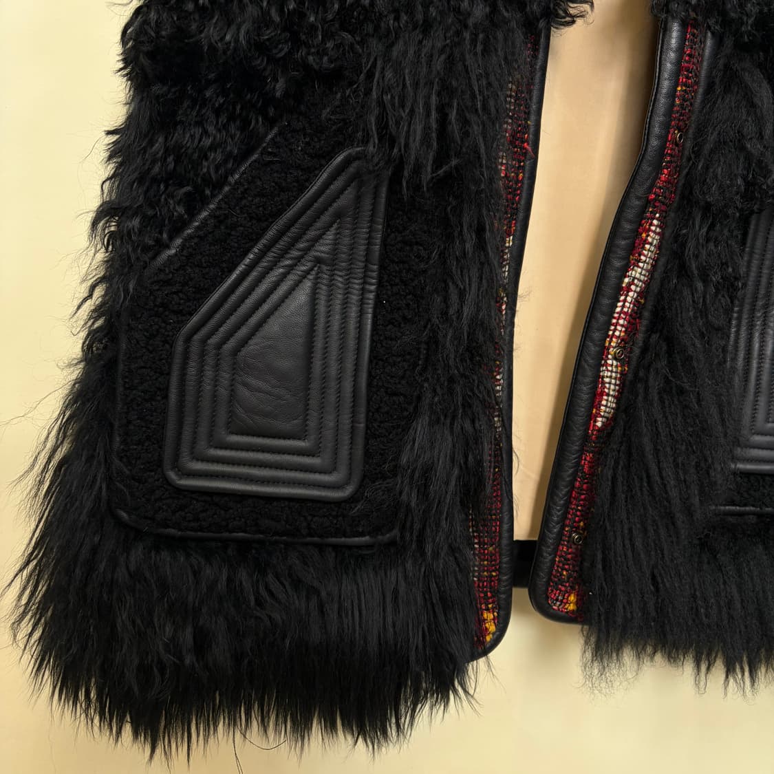 chloe 끌로에 2015 아카이브 에스닉 레더 램스 베스트  상품이미지3