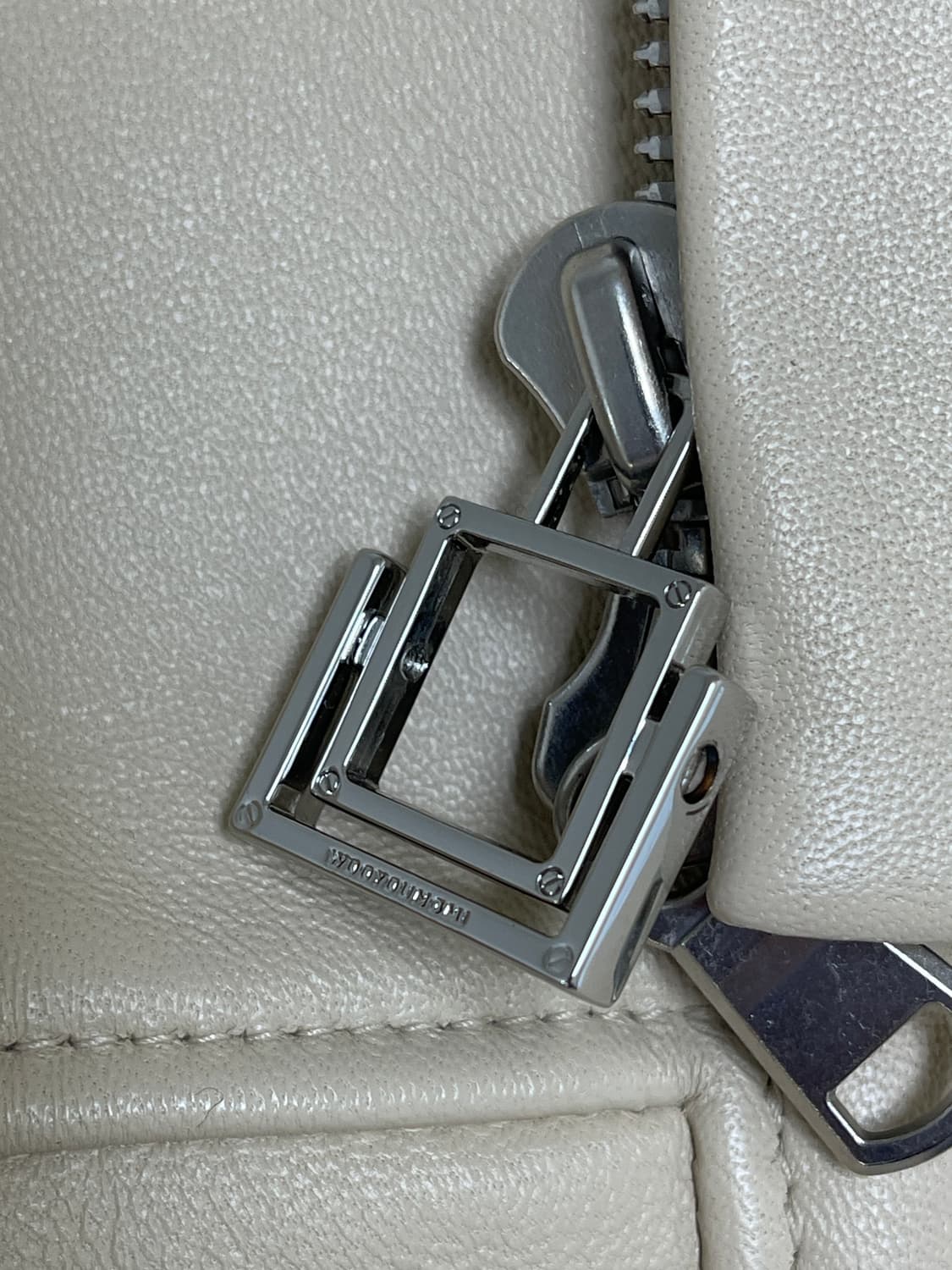 우영미 아이보리 양가죽 자켓 46 사이즈 상품이미지5