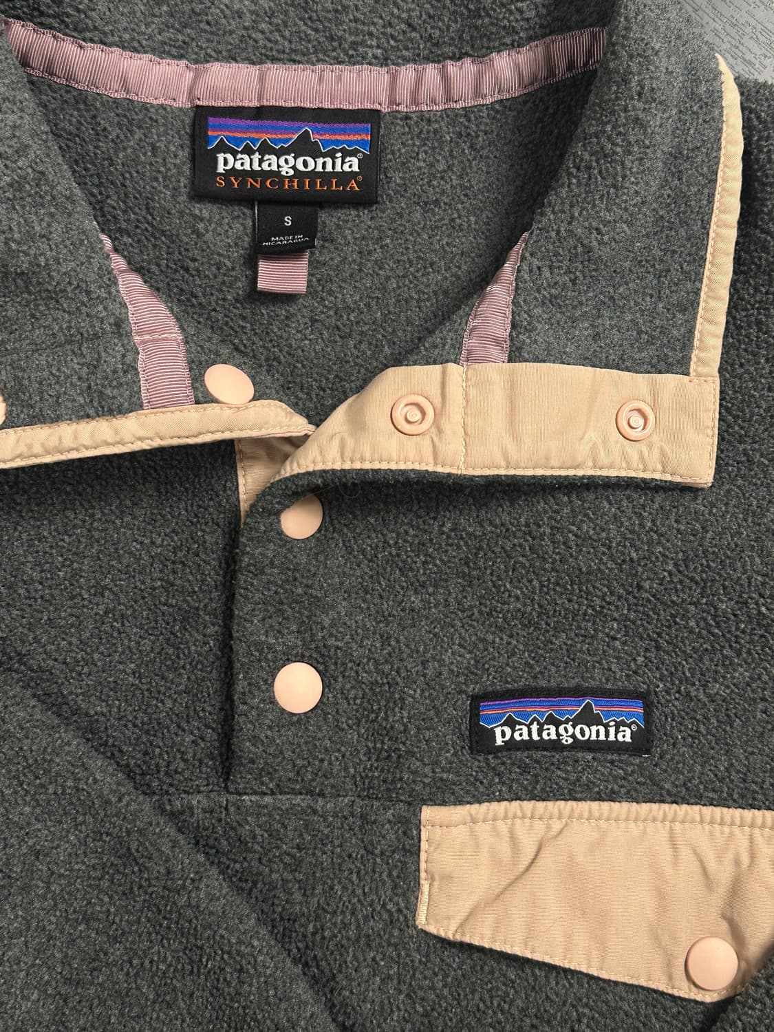 파타고니아 신칠라 그레이 피치  S 상품이미지6