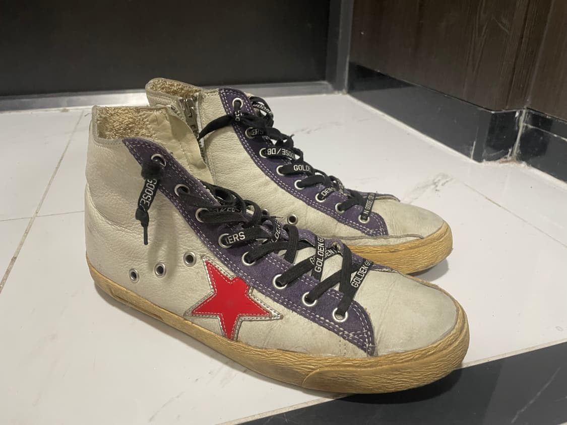 골든구스 빈티지 프란시 하이탑 (스케이트보드화) 상품이미지3